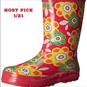 Western Chief Girl’s Floral Boots XC 12 Toddler
